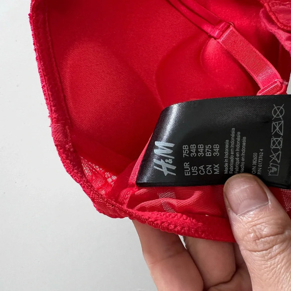 H&M push up Bra Size 34B - Picture 5 of 5